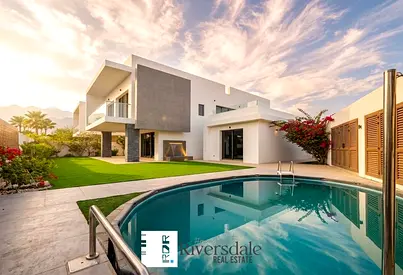 Golf View-4BHK+Maid Villa-Red Wood
