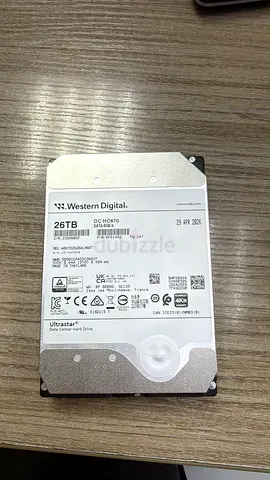 Western Digital Ultrastar 26TB Enterprise HDD - SATA 3.5