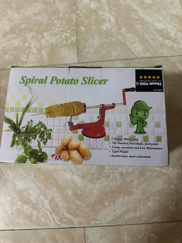 Spiral Potato Slicer Cutter Machine