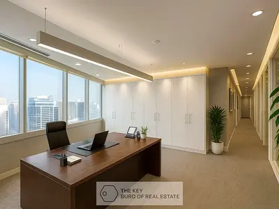 Premium Fitted Office for Rent | Gold Tower, JLT | Lake view