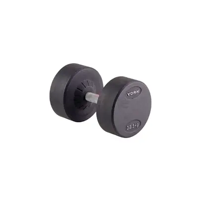 York Cpu Urethane Dumbbell 32.5Kg - Brand New