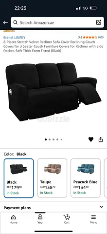 3 seater recliner sofa cover