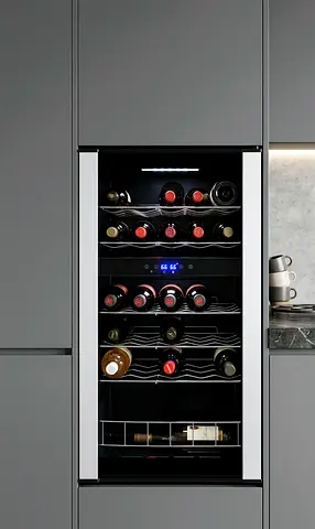 Elakta Wine Cooler – Premium 36-Bottle Capacity Wine Storage Refrigerator