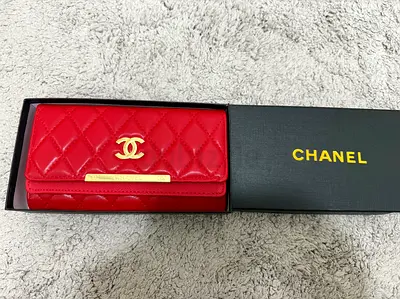 New red wallet with box