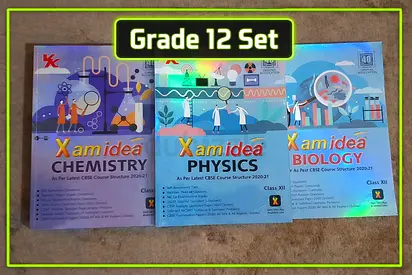 Grade 12 Set of Xam Idea Science Books - Physics, Chemistry, Biology (CBSE)