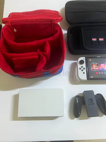 Nintendo Switch OLED Bundle with Carrying Case and Accessories