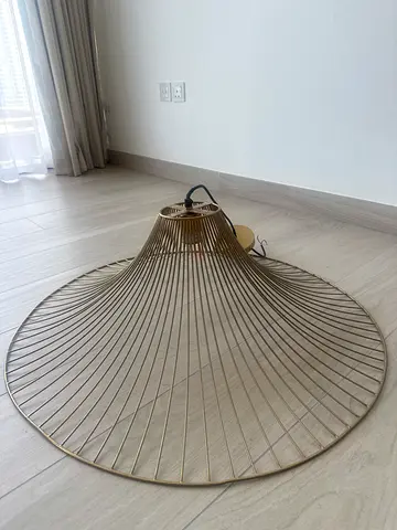 Large Decorative Metal Wire Pendant Lamp Shade / Ceiling Light Frame