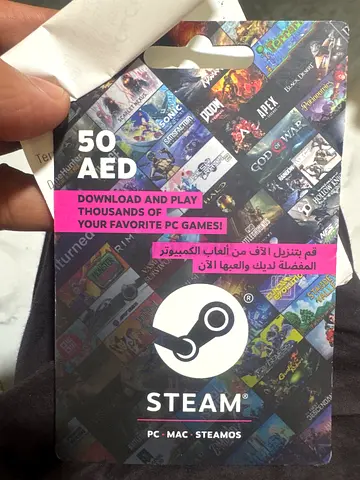 Steam Gift Card 50 AED - Unused