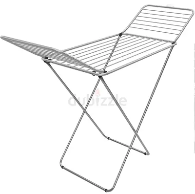 Foldable Stainless Steel Clothes Drying Rack - Lightweight, Portable