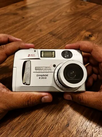 Vintage model Minolta 2001 digital camera