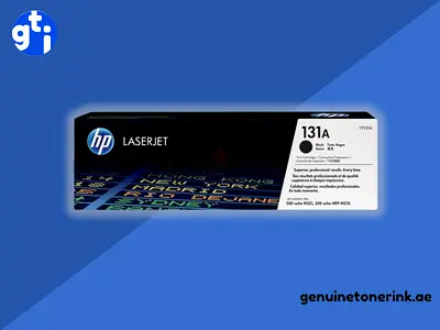 HP 131A Black LaserJet Toner Cartridge (CF210A) - Genuine