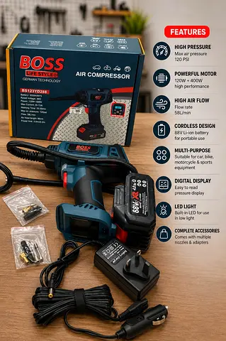 Air compressor cordless