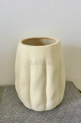 Handmade White Vase for Flowers