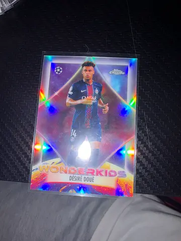 Paris Saint-Germain desire doue Wonderkids Holographic Trading Card (Sleeved)