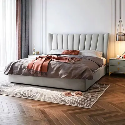 Brand new Luxury Fully Customizable Bedframe - King Size - Hydraulic Storage Can be installed