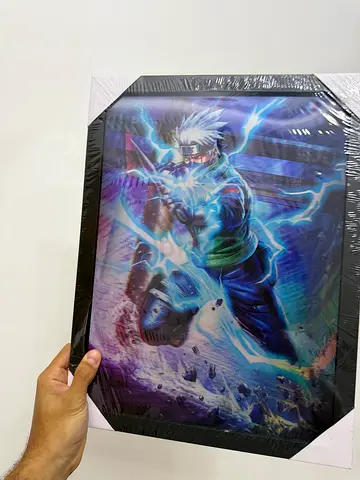 Naruto, Sasuke, Kakashi 3D poster