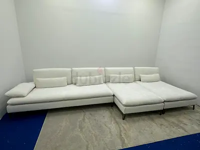 Like new condition rochebobois lshape sofa