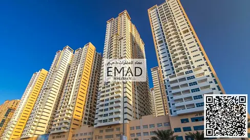 Studio | Parking | Ajman One Tower | Near Corniche