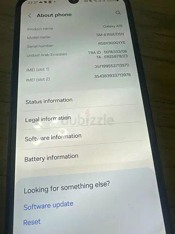 Samsung A15 /128GB -4ram