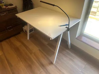 White table ikea office