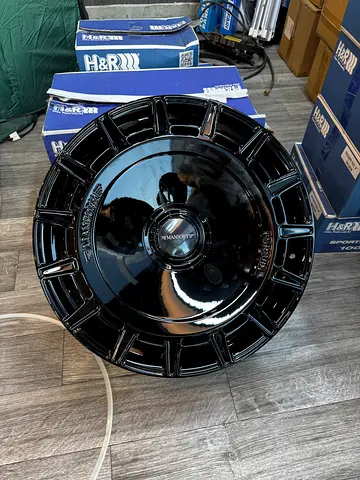 23” x10” et35 Fully Forged Mansory style rims