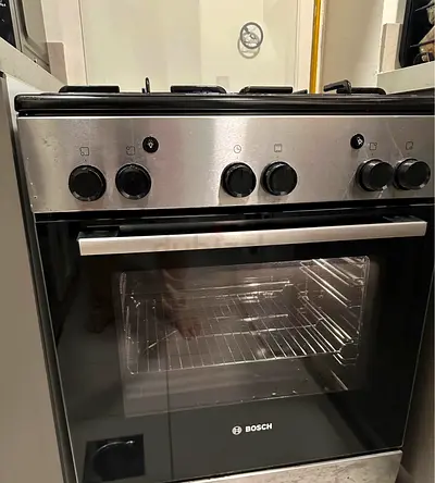 Bosch-Freestanding Gas Cooker 60Cm Stainless Steel HGA120B51M