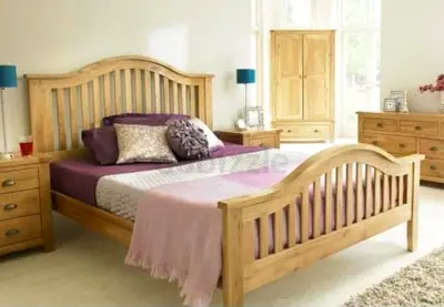 Lyon Solid Oak Arched Bedstead Bed Frame (no mattress)