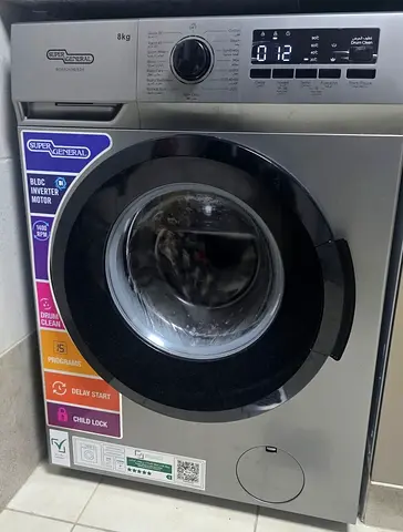 Super General 8kg Front Load Washing Machine - In Good Working Condition