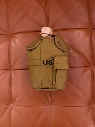 Used US Military Style Canteen with Cover
