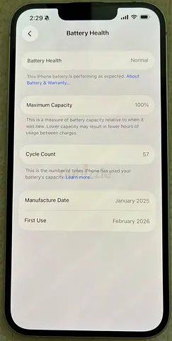 iPhone 16e 128GB UAE Apple warranty