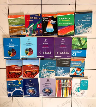Mixed As  A Cambridge  IGCSE Textbooks - Science, Maths, Business, Psychology, English (Bundle)