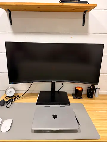 32-inch Curved Samsung Monitor with Webcam