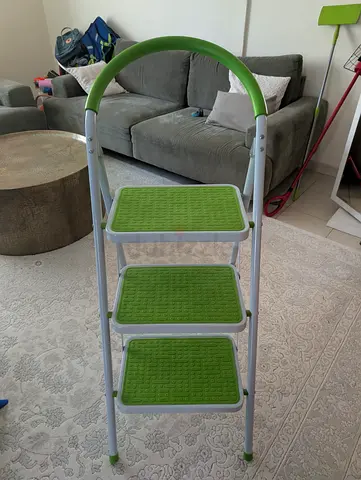 3-Step Folding Step Stool / Ladder - Green
