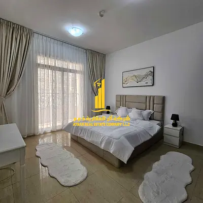 اول ساكن افخم وارقى غرفة وصاله مفروشه بالكامل فرش VIP للايجار الشهري في كورنيش عجمان