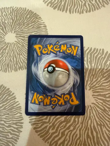 Pikachu Single Pokémon Trading Card (Back side shown) - Collectible Card