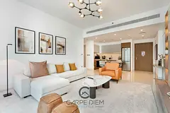 Beachfront One Bedroom with Harbour and Ain Dubai View - Available on 8th July