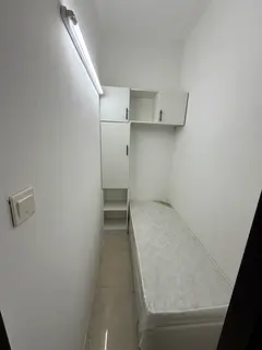 Partion for girls only ladies flat in acadmic city doz11