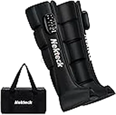 Nekteck Leg Compression Massager Recovery System, Cordless Foot and Leg Massager for Circulation and