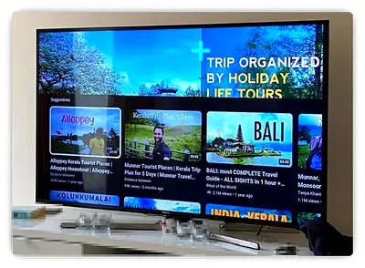 55  Smart UHD TV with Stand (Good Condition)