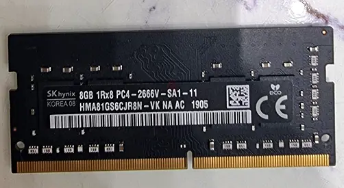 SK hynix 8GB DDR4 PC4-2666V-SA1-11 Laptop Memory RAM
