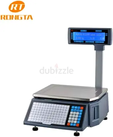 Rongta RLS1100C Barcode Label Scale  Wrapping Machine – Never Used. (English Arabic Both)