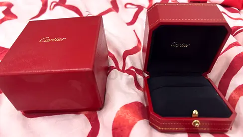 Cartier Original Jewelry Box with Outer Box