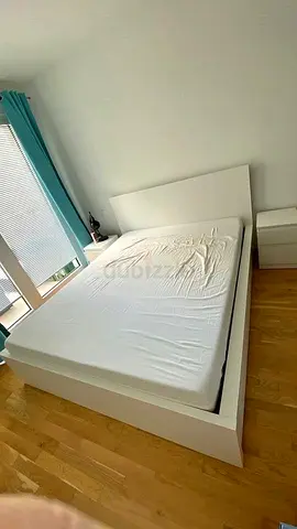 Ikea bed and mattress/ Queen size
