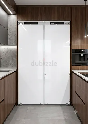 Smeg latest model separate fridge and freezer set built-in fully-integrated model excellent conditio