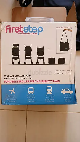 Compact Foldable or folding Portable Travel Stroller