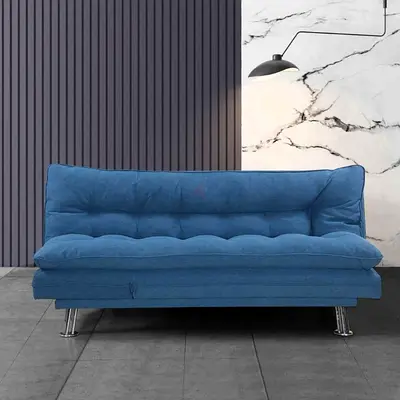 Brand New Luxury Sofa Cum Bed Blue Color