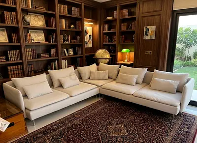 Ikea Sodhremn Corner Sofa Beige Excellent Condition