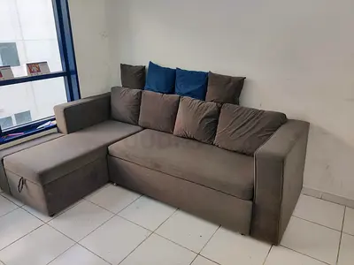 🛋️ L-Shape Sofa Cum Bed with Hidden torage Compartment 🛋️