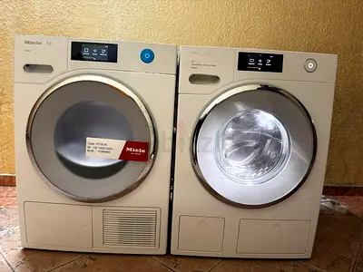 MIELE latest model WWV980 wps 9 kg washer and miele TWV680WP 9 kg dryer separate set both with WiFi