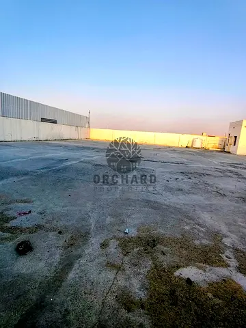 Open yard 10000 sqft fully concrete and 20kw electricity rent 150k
